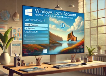 Cara atur windows akun lokal