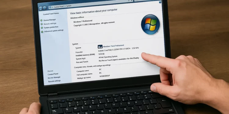 Cara Melihat Spesifikasi Laptop Windows 7