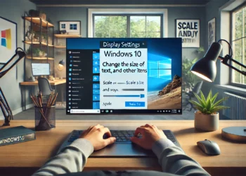 Cara Memperbesar Tulisan di Laptop Windows 10