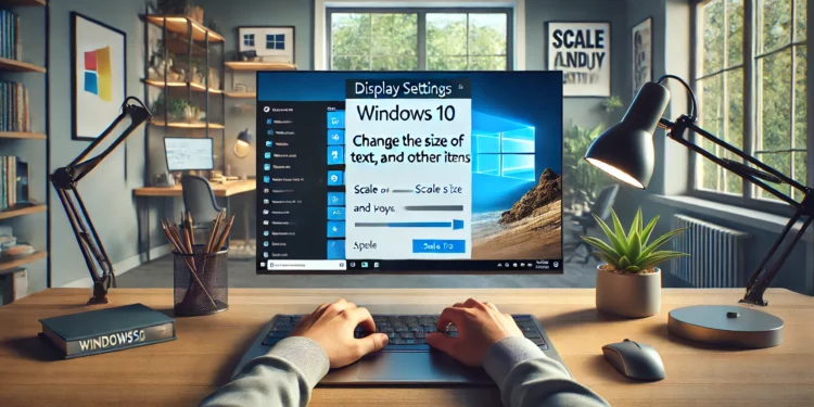 Cara Memperbesar Tulisan di Laptop Windows 10