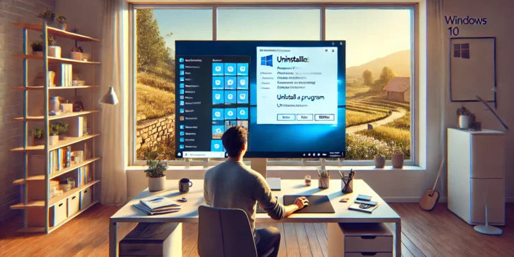 Cara Uninstal Aplikasi di Windows 10