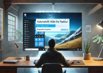 Cara Menyembunyikan Taskbar Windows 10