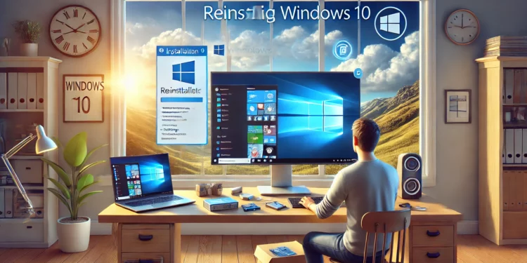 Cara Menginstal Ulang Windows 10