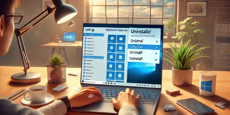 Cara Menghapus Aplikasi di Laptop Windows 10