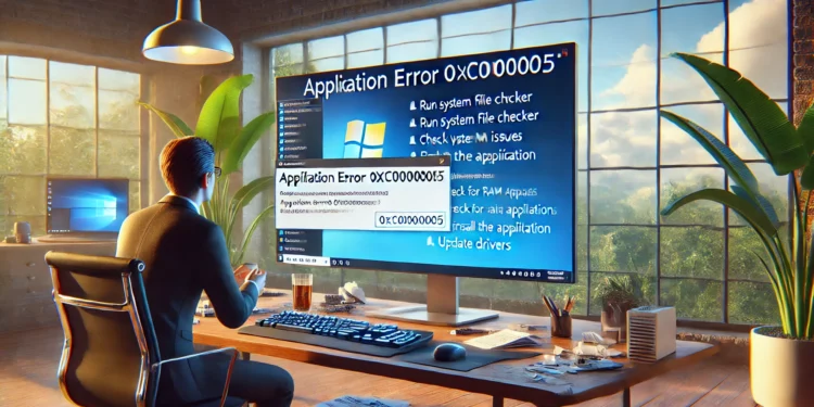 Cara Mengatasi Application Error 0xc0000005 Windows 7