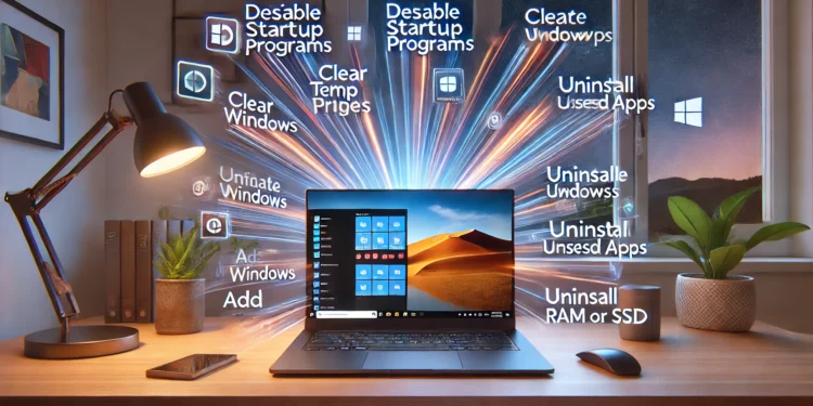 Cara Mempercepat Laptop Windows 10