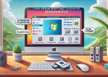 Cara Membuat Bootable Flashdisk Windows 7 dengan Rufus