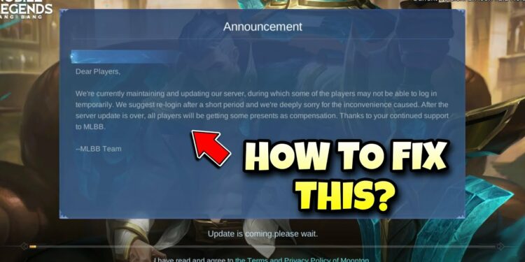 Mobile Legends Update Problem Today