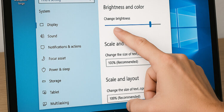 Cara Mengatur Brightness Windows 10