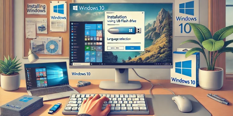 Instal Windows 10 Dengan Flashdisk
