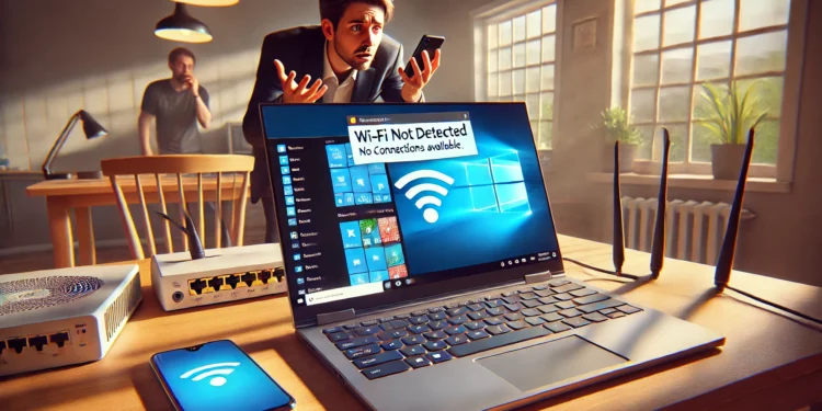 Wifi Tidak Terdeteksi di Laptop Windows 10