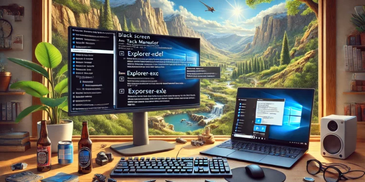 Cara Mengatasi Black Screen Windows 10