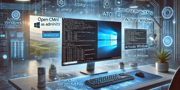 Cara Aktivasi Windows 10 Dengan CMD