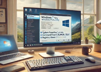 Cara Melihat Product Key Windows 7