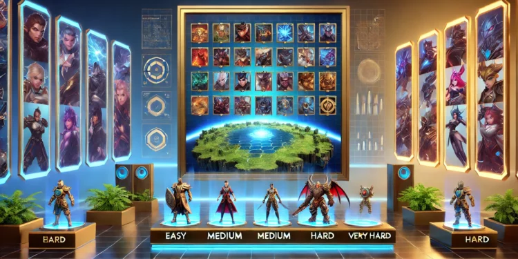 Mobile Legends Difficulty Tier List