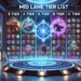 Mobile Legends Tier List Mid Lane