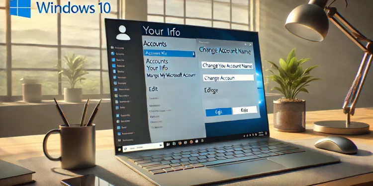 Cara Mengganti Nama User di Windows 10