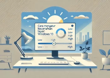 Cara Mengatur Kecerahan Layar Komputer Windows 10