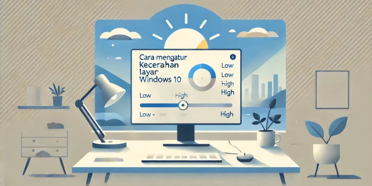 Cara Mengatur Kecerahan Layar Komputer Windows 10