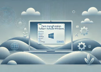 Menghilangkan Tulisan Activate Windows