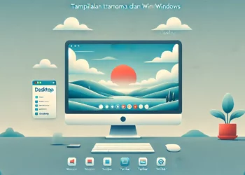 Tampilan Utama Windows Desktop