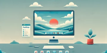 Tampilan Utama Windows Desktop