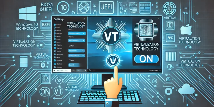Mengaktifkan VT Windows 10