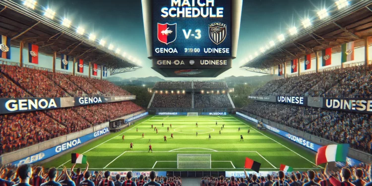 Jadwal Genoa vs Udinese