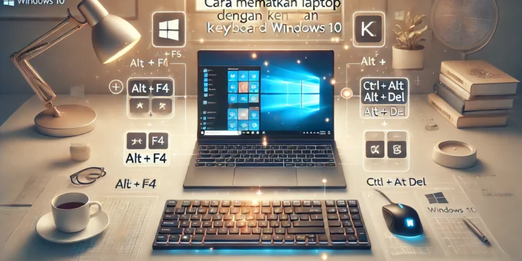 Cara Mematikan Laptop Dengan Keyboard Windows 10