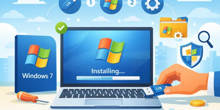 Install Windows 7 Flashdisk