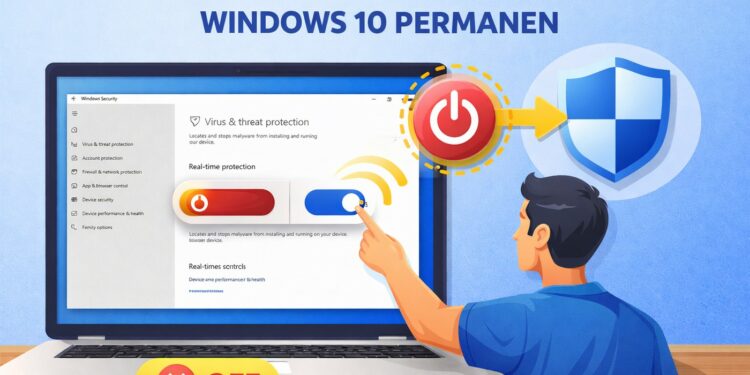 Cara Mematikan Windows Defender Windows 10 Permanen