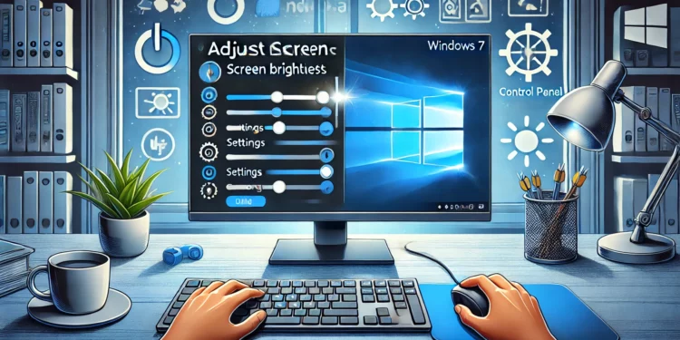Cara Mengatur Kecerahan Layar Komputer Windows 7