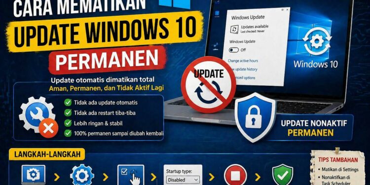 Cara Mematikan Update Windows 10 Permanen