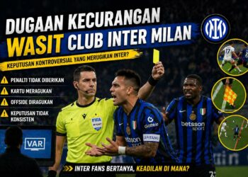 Dugaan Kecurangan Wasit Club Inter Milan