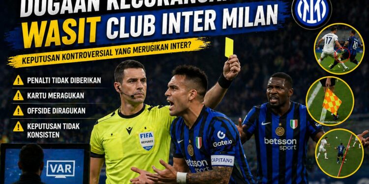 Dugaan Kecurangan Wasit Club Inter Milan