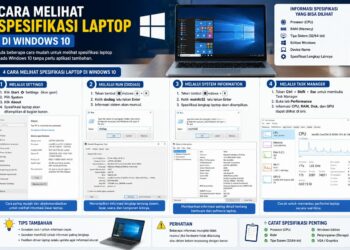 Cara Melihat Spesifikasi Laptop Windows 10