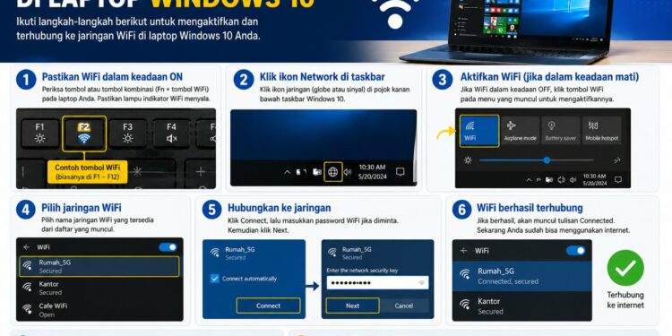 Cara Mengaktifkan Wifi Di Laptop Windows 10