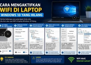 Cara Mengaktifkan Wifi Di Laptop Windows 10 Yang Hilang
