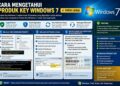 Cara Mengetahui Produk Key Windows 7