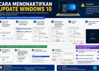 Cara Menonaktifkan Update Windows 10