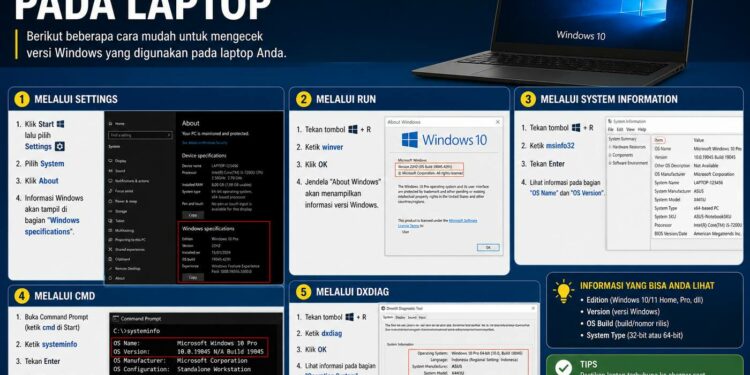 Cara Mengecek Windows Pada Laptop