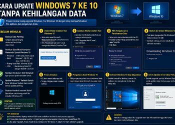 Cara Update Windows 7 Ke 10 Tanpa Kehilangan Data