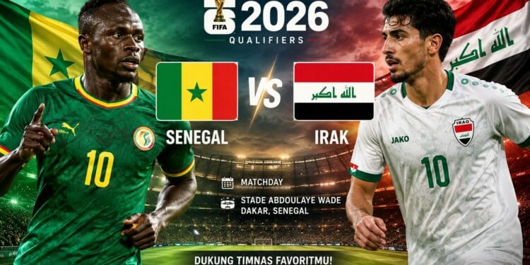 Pertandingan Senegal vs Irak