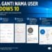 Cara Ganti Nama User