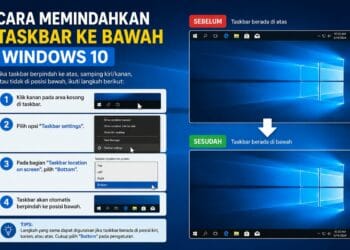 Cara Memindahkan Taskbar Ke