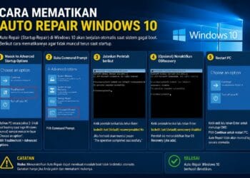 Cara Mematikan Auto Repair