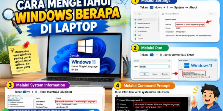 Cara Mengetahui Windows Berapa