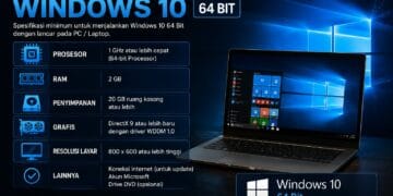Spesifikasi Minimum Windows 10 64 Bit