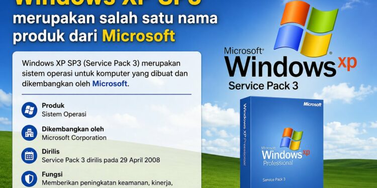 Windows XP SP3 Merupakan Salah