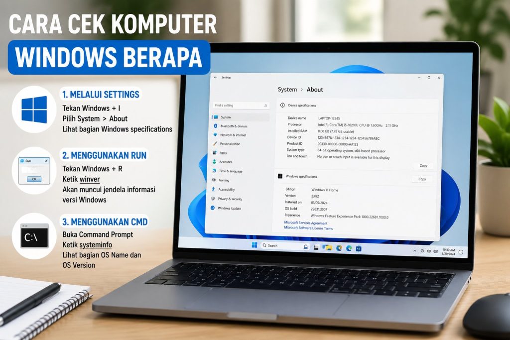 Cara Cek Komputer Windows
